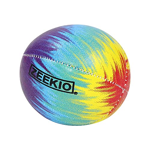 Zeekio Tie Dye Festival Juggling Balls - [Set Of 3] 6-Panel Balls, Millet Field, 120G Each, Rainbow Burst #TOP2