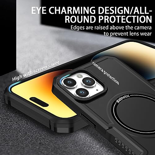 Coque iPhone 11 Pro magnétique matte coque de protection fine noire - 2