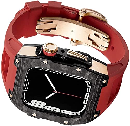 Fhx-98k kit de metal y correa de piel para iWatch ideal para lucir elegante en la oficina