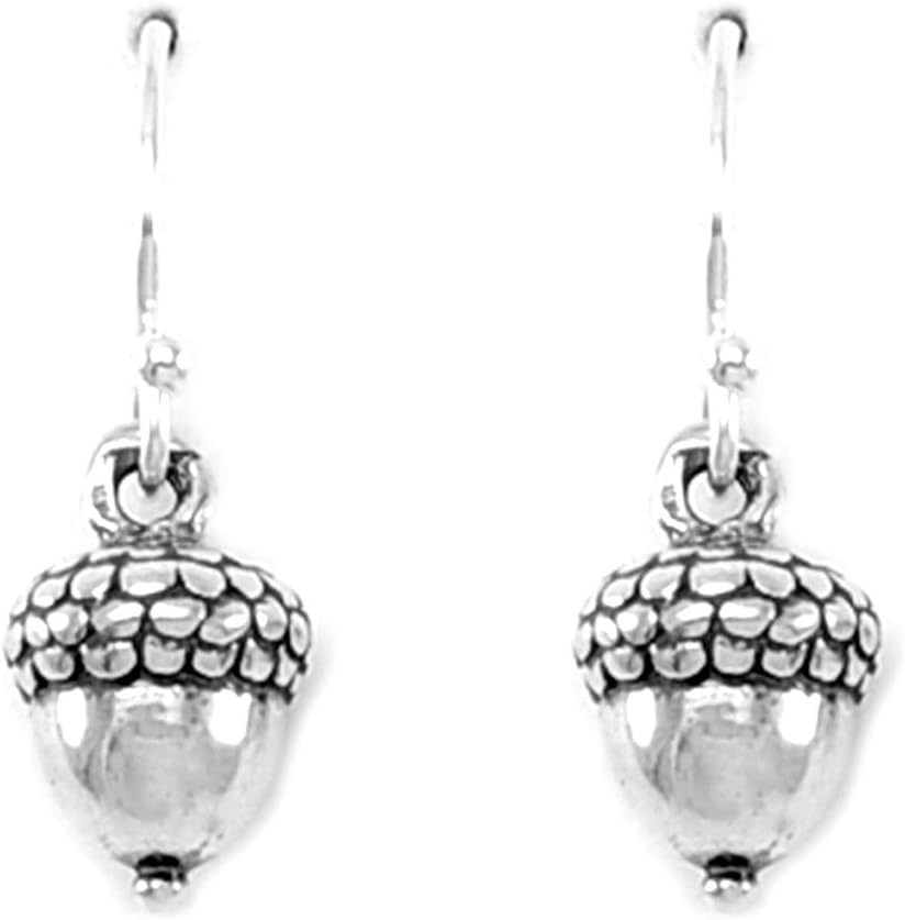 Sterling Silver Acorn Earrings