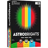 Wausau Colored Paper 24 lb. 8-1/2-inch x11-inch 500 Sheets/RM Assorted (22226)