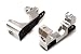 C32561SILVER Billet Machined Caster Blocks for Traxxas 1/10 Hoss 4X4