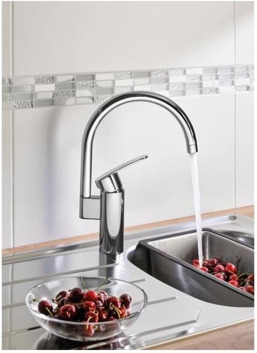 GROHE Wave Cosmopolitan Single Lever Sink Mixer – High Spout 32449001