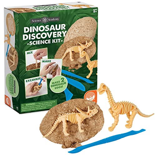 MindWare Dino Egg Dig Kit, Make 2 Giant Eggs