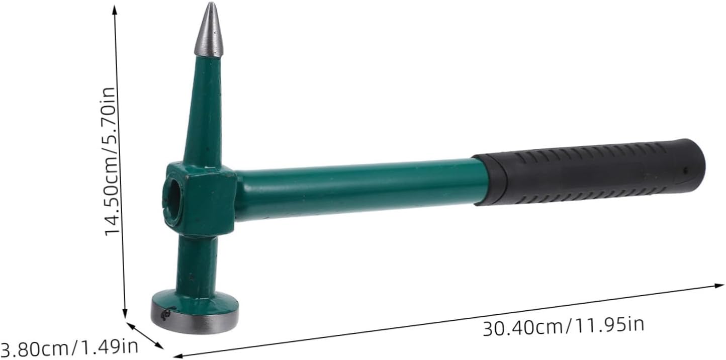 Homoyoyo Metal Hammer Auto Body Dent Removal Tool Professional Mechanic Tool Hammer Handle Construction