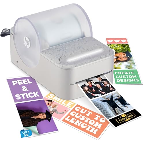 HP Sprocket Panorama Instant Color Label & Smartphone Photo Printer -...