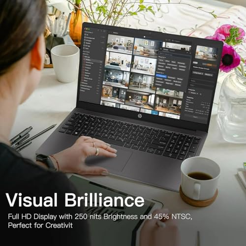 Image of HP G9 Business Laptop, 15.6 inch Full HD Display, Intel Core i3-1315U, 8GB RAM, 128GB SSD, Intel UHD Graphics, Wi-Fi 6, Ethernet Port RJ-45, SD Card Reader, HD Camera, Windows 11 Pro, WOWPC Recovery USB