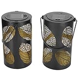 Das Design mit hohlen Blattmustern kann schöne Schatten bilden und eine romantische und ruhige Umgebung schaffen.