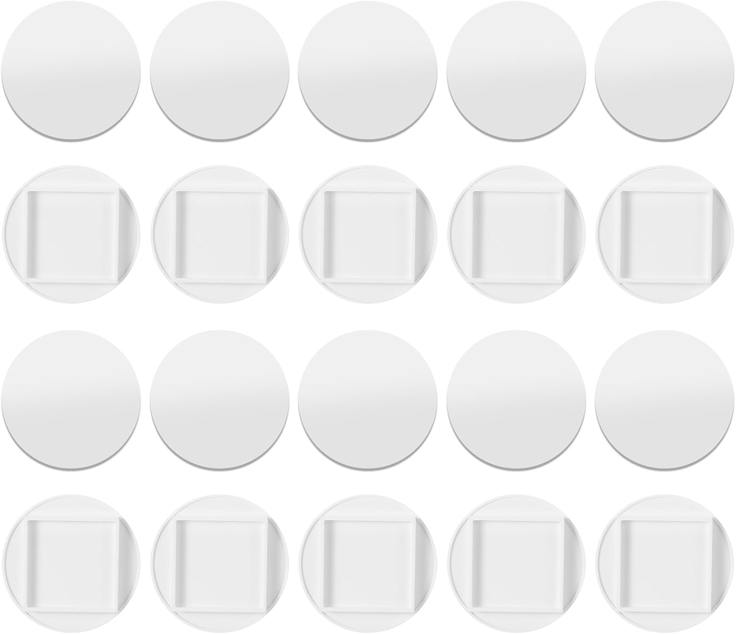 Novabright 20 Pack Caps Compatible with Gardyn yPod Withe Caps Go on Top Solution for a Cleaner & More Beautiful Garden (White)