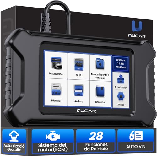 OBD2 Diagnosis MUCAR CS90 con sistemas ECM ABS y 28 reinicios para coche