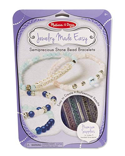 MELISSA & DOUG Semiprecious Bead Bracelets, 1 EA