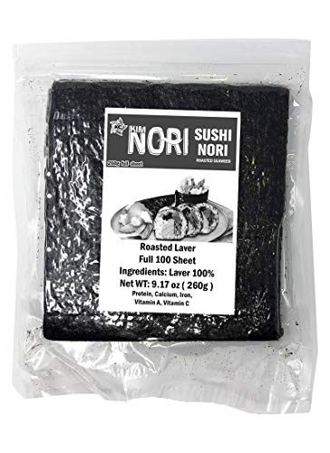 100 Full Size Sheet 260g Premium Restaurant Quality / Yaki Sushi Nori Roasted