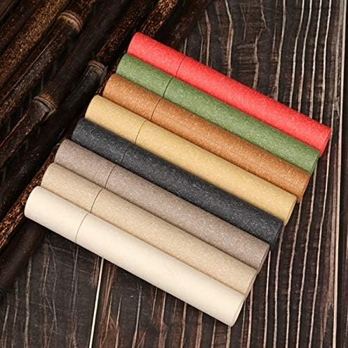 100pcs/lot Storage Box for 5g Joss Stick Convenient Carrying Kraft Paper Incense Tube Incense Barrel Small - (Color: random colors)
