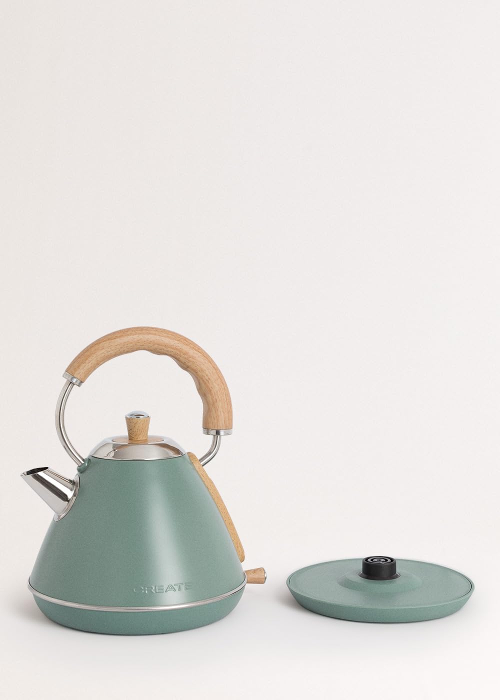Bouilloire électrique Vert sauge 1l 1200 W arrêt automatique filtre anti-calcaire