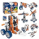 AMYCOOL 152PCS 組み立て車おもちゃ 12-IN-1 ねじ工具セット知育玩具 12種DIY ドライバー 工具セット変形車 子供 誕生日 クリスマス ギフトこどもの日 収納ボックス 安全認証