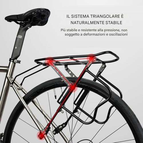 Porte-bagages vélo robuste en alliage spécial haute performance - 3