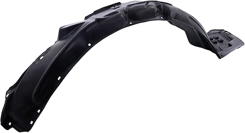Miniatura 2 de CarPartsDepot Forro de guardabarros delantero para lado derecho del pasajero sin aislamiento de espuma interior protector contra salpicaduras