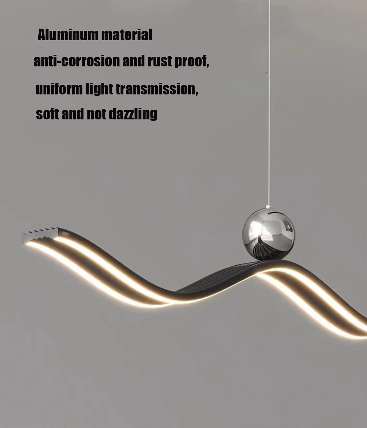 Moderne Esstischlampe LED Pendelleuchte Dimmbar, Hängeleuchte Mit Fernbedienung Hängelampe Linear Design, Höhenverstellbar Kronleuchter Für Küche Esszimmerlampe Büro Deckenleuchte (Schwarz)