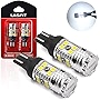 LASFIT 921 LED Bulb Reverse Lights 912 T15 Back Up Light CANBUS Error Free Reversing Bulb 904 916 6000K Xenon White 2022 New Upgrade Design(Pack of 2)