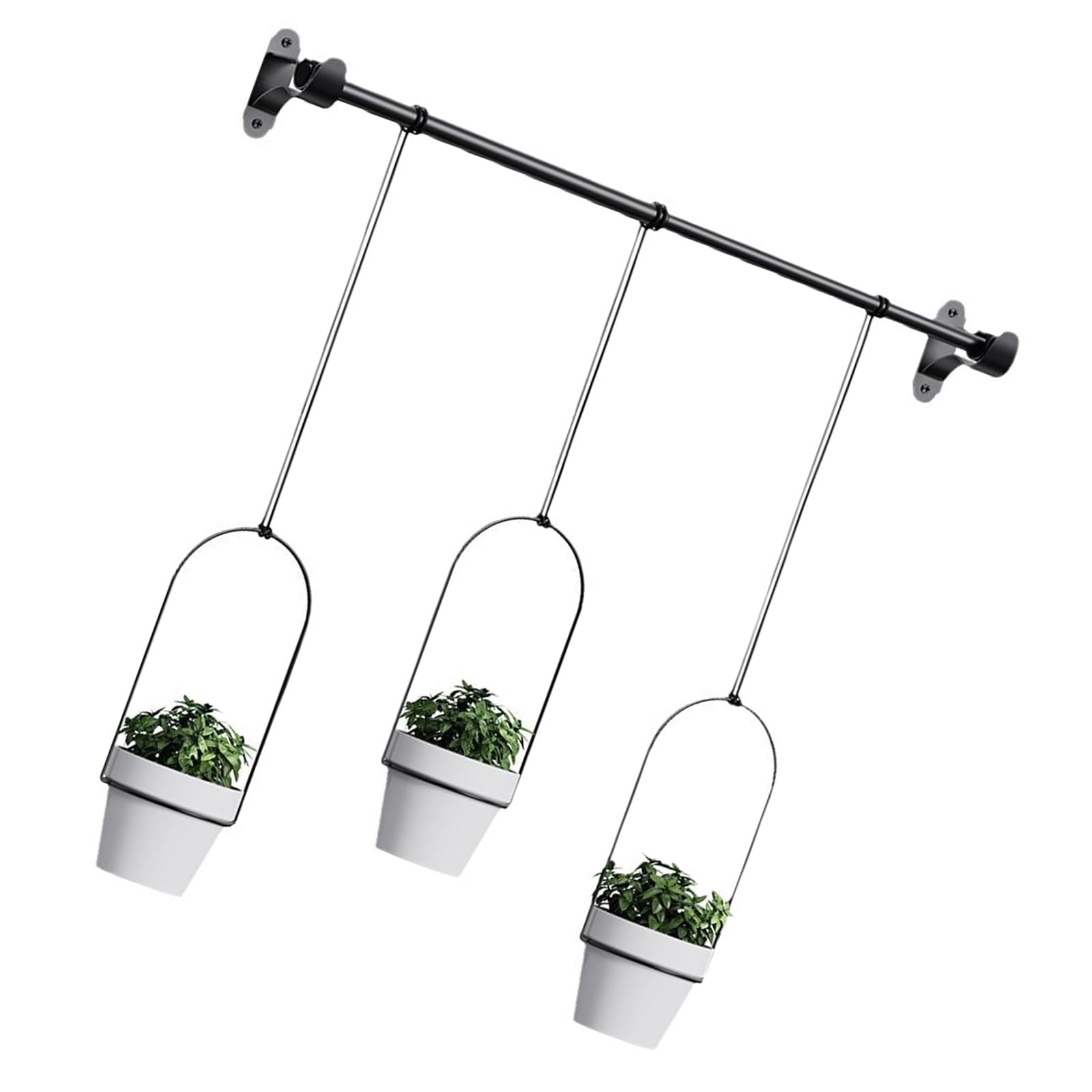 Piceioep Detachable Flower Hanging Basket Flower Container Plant Hanging Basket Wall Art Decoration Planter Window Holder