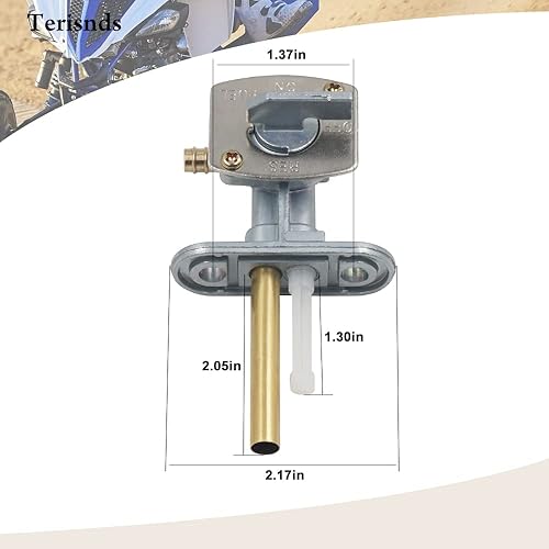 Miniatura 4 de Válvula de válvula de gasolina para Kawasaki Bayou 220 300, Yamaha YFB250 YFM250 YFM350 TTR90 TTR125 TTR225 TTR230 TTR250 Válvula de interruptor de