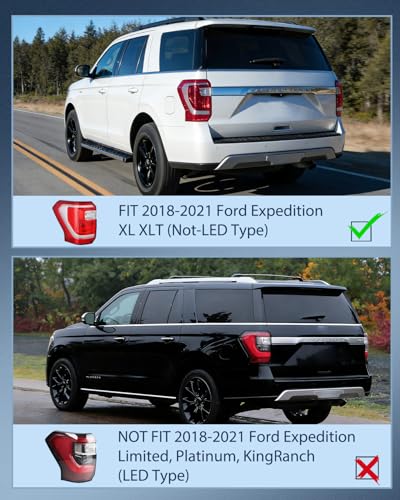 Image of Nilight Taillight Assembly for 2018-2021 Ford Expedition Drive Side