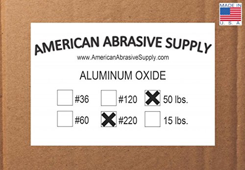 Aluminum Oxide #220 Grit Blasting Abrasive (50 Micron) (50 lbs.)