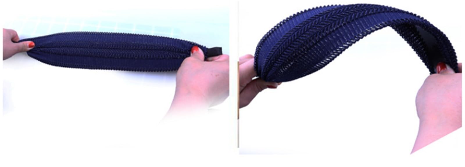 Stirnband 2 Stück breite Stirnbänder for Frauen und Mädchen, elegante Haarbänder, weibliche Haarbänder, Hoop-Kopfbedeckung, Haarschmuck Winter Stirnband(Yellow)
