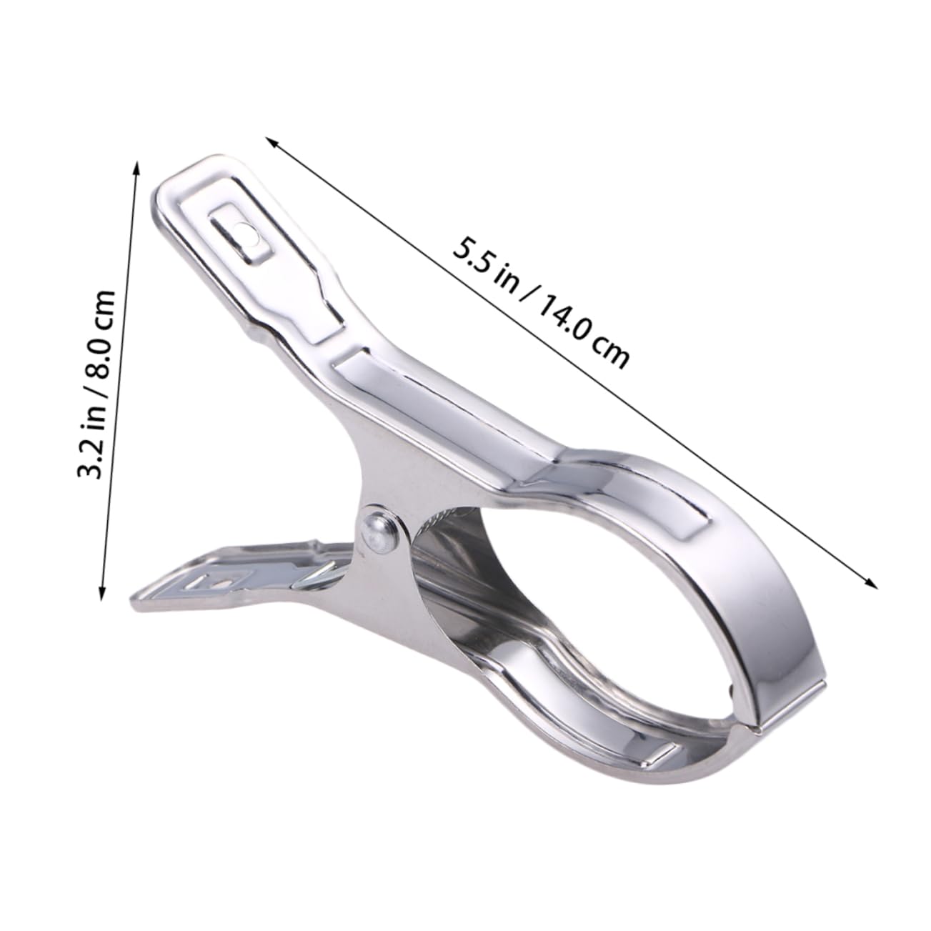 2 Set Molletta Pioli Fermagli Per Asciugare I Vestiti Perni Massa Mollette Appese Spillo Clip Di Fissaggio in Acciaio Inossidabile Clip Di Vestiti Antivento Argento 12 Pezzi*2