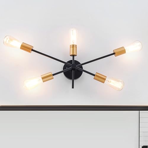 VANZARLA Lámpara de pared moderna, luces de pared para sala de estar, luz de baño, luz industrial de tocador de baño, lámpara de montaje empotrado VANZARLA Lámpara de pared moderna, luces de pared para sala de estar, luz de baño, luz industrial de tocador de baño, lámpara de montaje empotrado