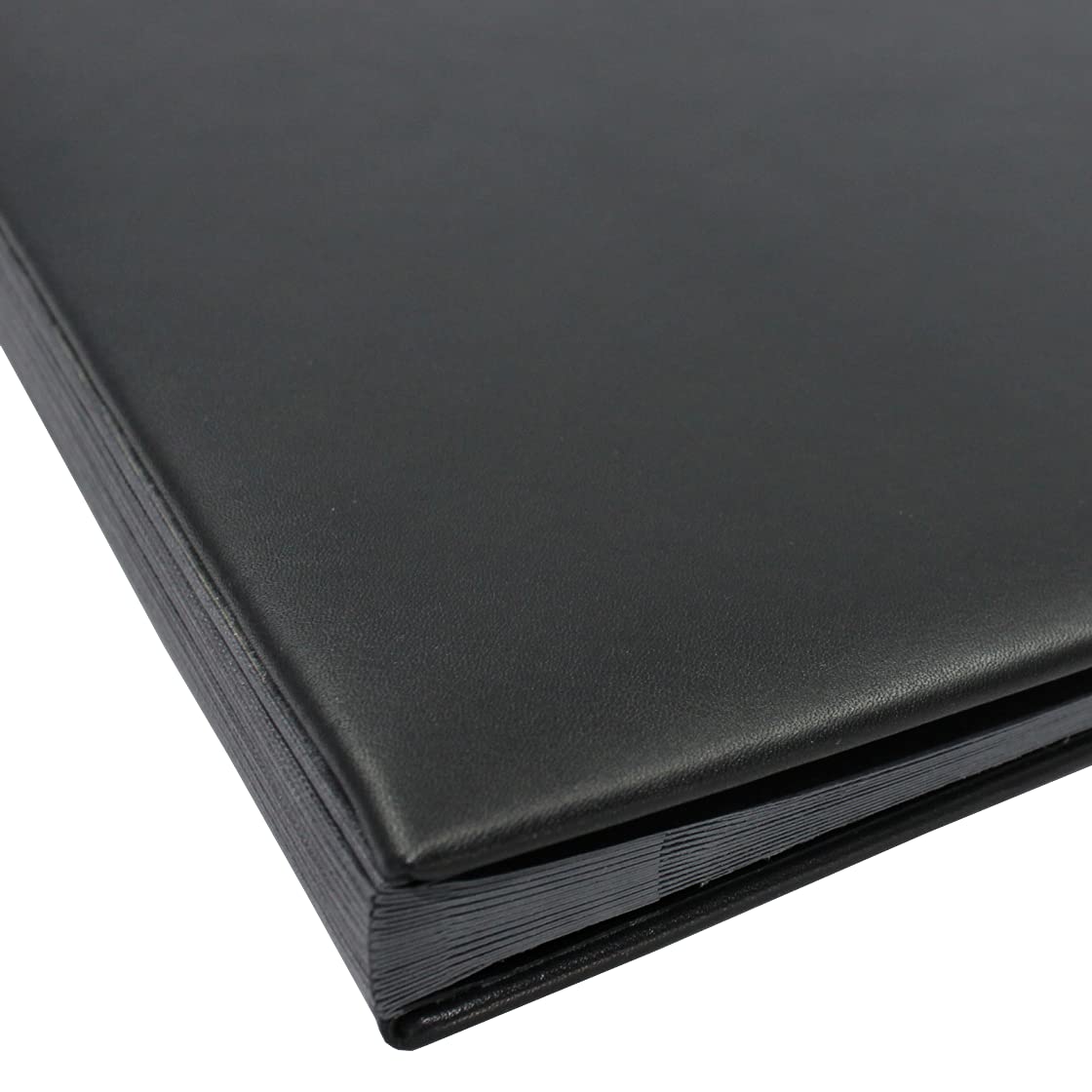 Classificatore con indice 1 – 12 (jan. dez.) in pelle bovina pieno liscio in Nero