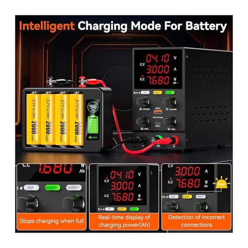 Alimentation de laboratoire réglable 30V 5A OCP avec encodeur 220V