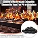 Suzile 48 Pcs Lava Rocks for Fire Pit, 2