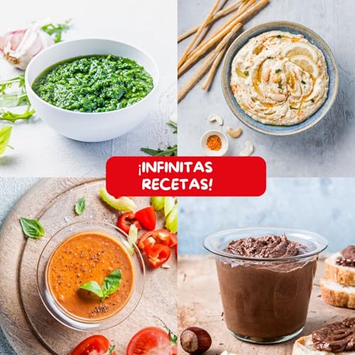 Miniatura 6 de Moulinex Quickchef, Batidora Mano 1000W Powelix 20 Velocidades Accesorios