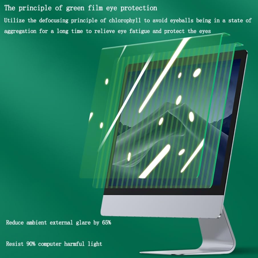 Protecteur d'écran d'ordinateur, Film acrylique de Protection des yeux suspendu, lumière verte, adapté au protecteur d'écran for moniteur d'ordinateur portable de 11.6 à 15.6 pouces(12.5" 300*195mm)