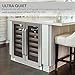 Whynter BWR-401DS 40 Bottle Stainless Steel Dual Zone Built Wine Refrigerators-Elite Series with Seamless Doors