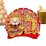 Fabrication délicate : avec sa fabrication peinte à la main et ses couleurs vives et , cet ornement de bureau de richesse met en valeur des motifs de vêtements raffinés, devenant un superbe point focal visuel qui transforme les espaces communs en espaces élégants, idéal pour orner les bureaux.