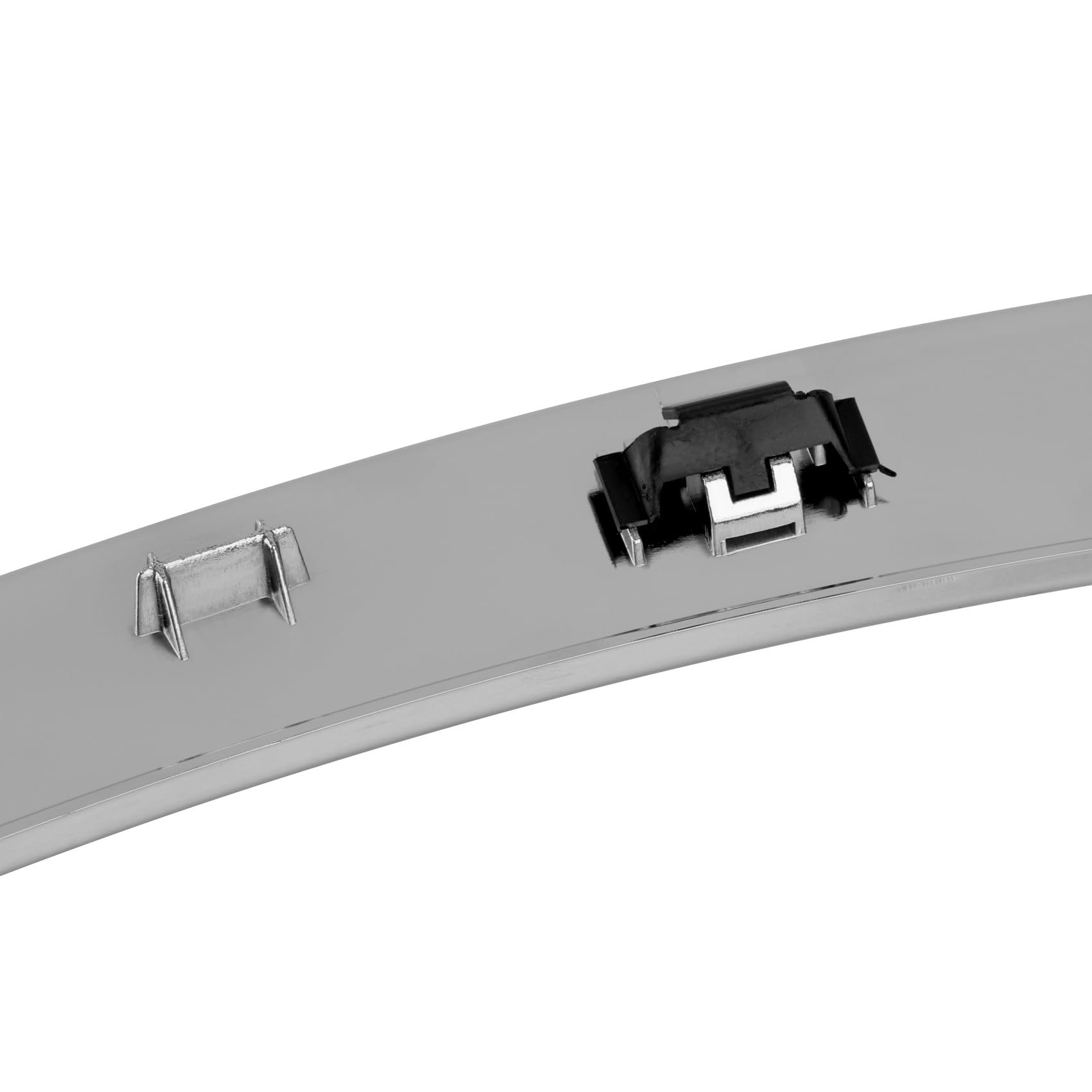 Mini Scheinwerfer-Zierring Scheinwerfer-Abdeckleisten Kompatibel mit 2014–2021 Mini Cooper F55 F56 F57 Scheinwerferabdeckungsleisten 51137300631 51137300632 51712355791 51712355798 (Silber)