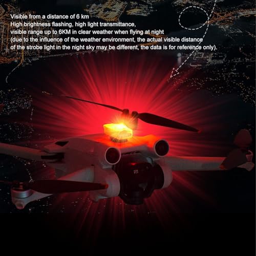 Światło Stroboskopowe Drona, Ultralekkie światło Ostrzegawcze Antykolizyjne Kompatybilne z Dronem MINI 3PRO