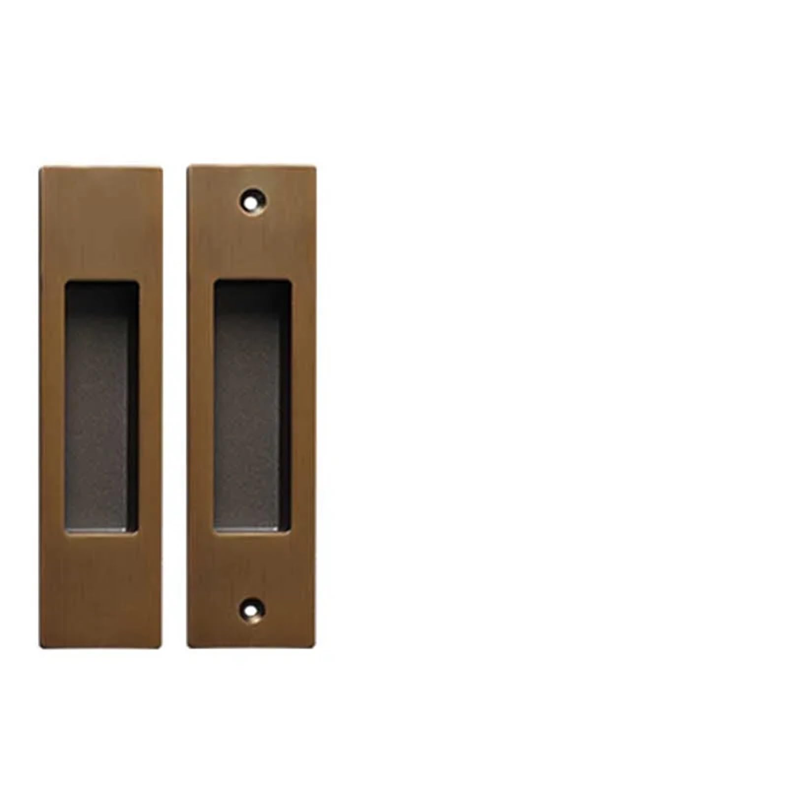 Mohuied Yellow Bronze Recessed Handle Top Knorr Door Handle Interior Invisible Zinc Alloy Sliding Modern Gold Embedded(Yellow Bronze)