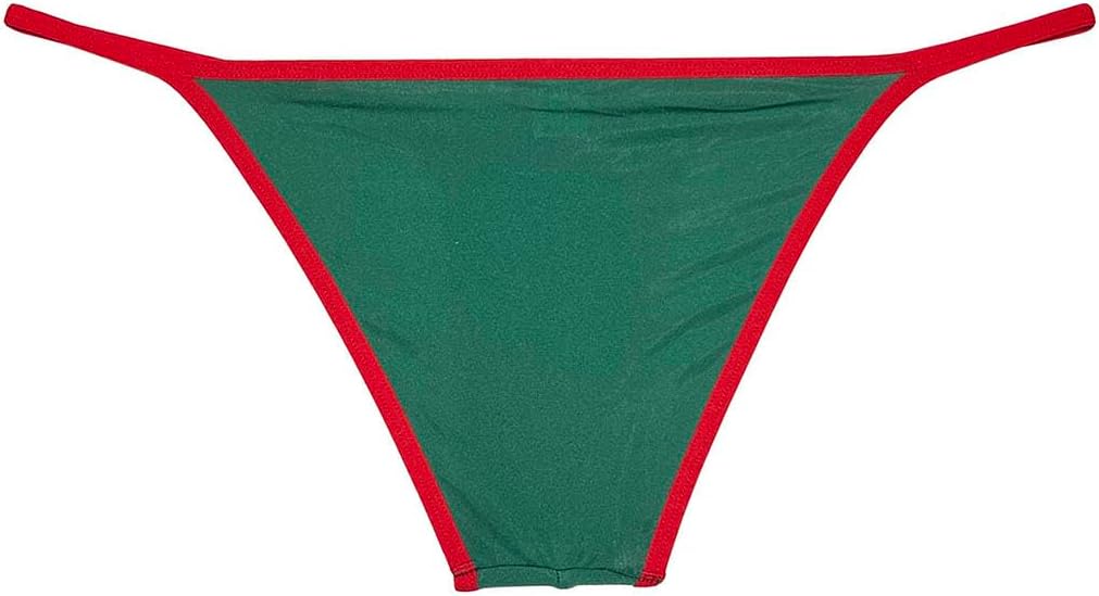 Mens Ultra Tiny Bikini Briefs Underwear Male Contour Pouch Cheeky Briefs Open Side Ice Silk Underpants Sheer Bottoms - Image 4
