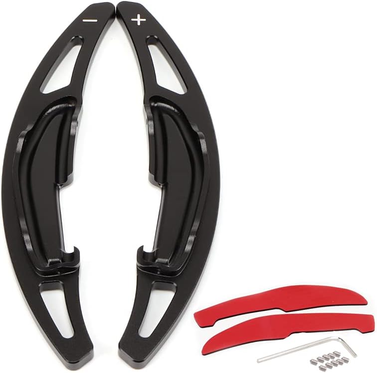 HIBEYO 2PCS Steering Wheel Paddle Shifter Extension Covers for BMW F10 M2 M3 M4 M5 X5M X6M F87 F85 F86 F80 F82 F83 M6 F12 Car Accessories Sports Paddle Shift Blue