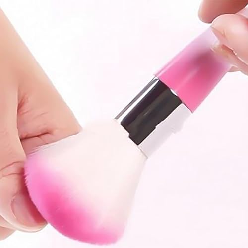 Miniatura 3 de SILPECWEE 3 cepillos de uñas para polvo de limpieza, cepillo de maquillaje, cepillo de limpieza de uñas, cepillo de uñas acrílico, cepillo limpiador