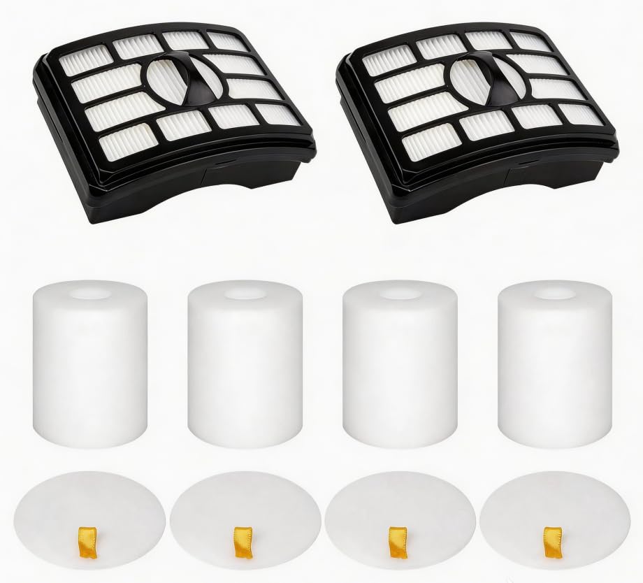 2 HEPA + 4 Foam & Felt Filters