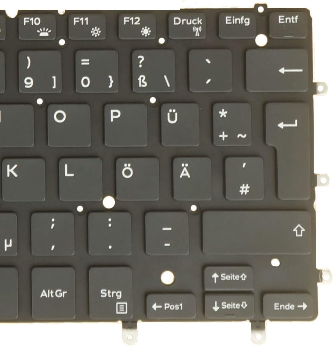 Laptop Replacement Keyboard for Dell XPS 13-9343 9350 9360, P54G001 P54G002 05VY7J 5VY7J Backlit (DE German Deutsche QWERTZ ÄÖÜ Layout)