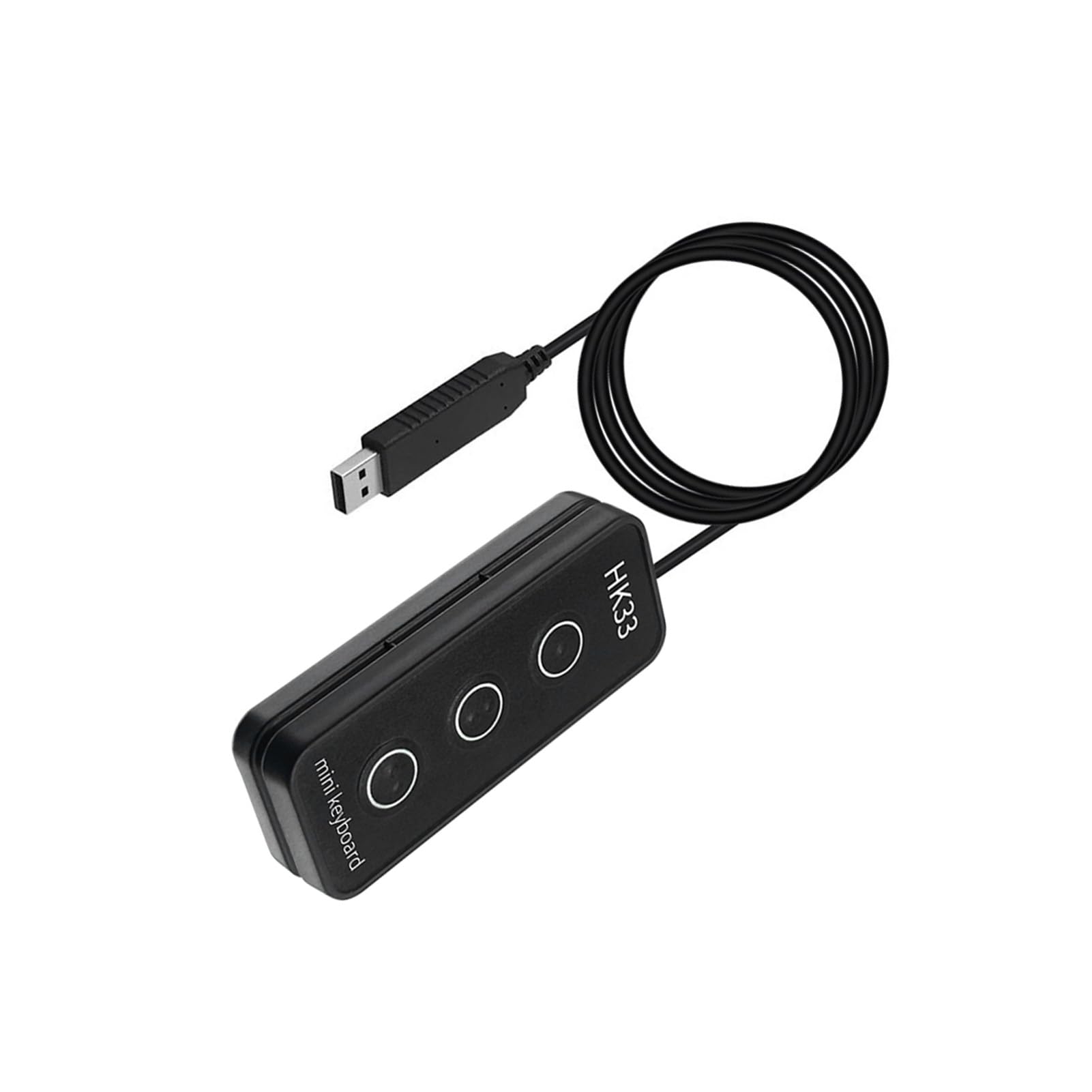 Yosoo Health Gear Tastiera di Programmazione USB a 3 Tasti, Supporto