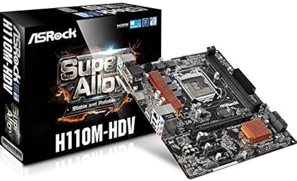 Amazon | バンドル: ASRock h110 m-hdv + Core i5 6500 ( 4 x