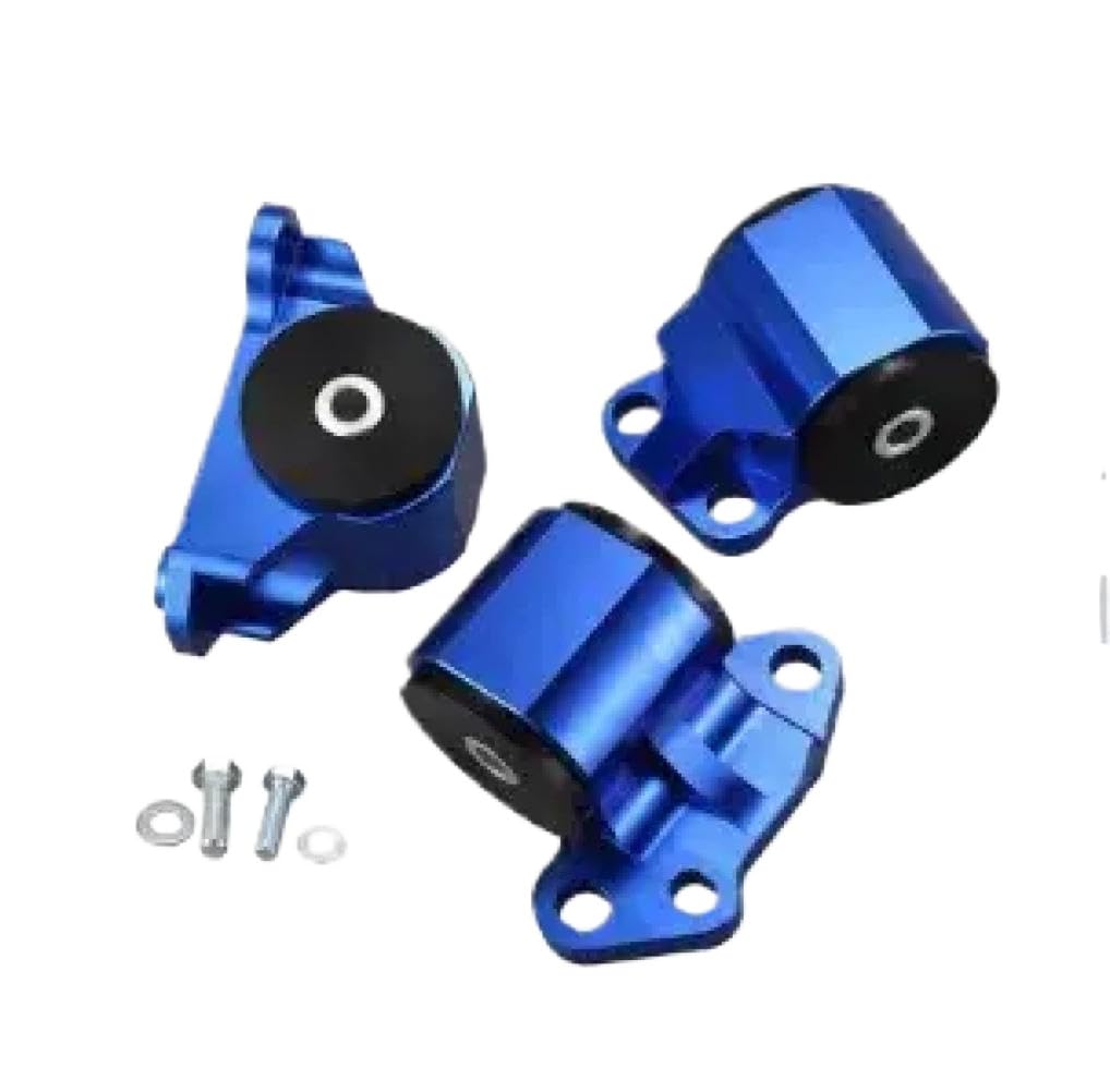 2 Hole Bolt Engine Swap Mounts Kit Compatible with 1992–1995 Civic EG 1994–2001 Integra DC2(Blue)
