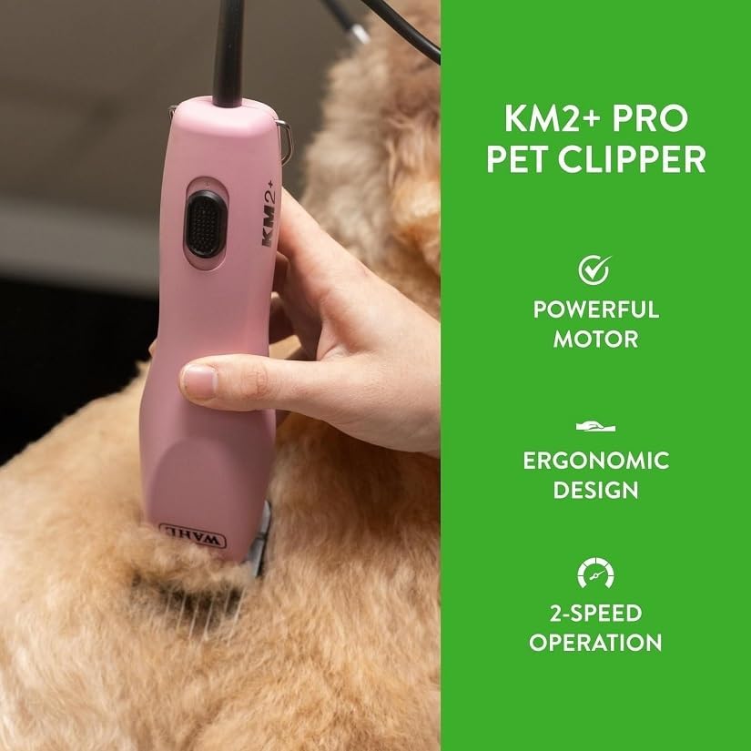 WAHL KM2+ Professional 2-Speed Pet Clipper Kit