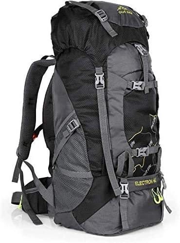 OUTLIFE Hiking Backpack 60L Lightweight Water Reasistant Trekking Bag Durable Outdoor Sport Daypack for Climbing Mountaineering Fishing Travel Cycling